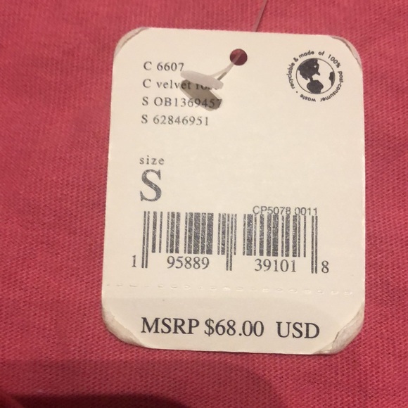 FREE PEOPLE pink cropped top - Picture 3 of 6